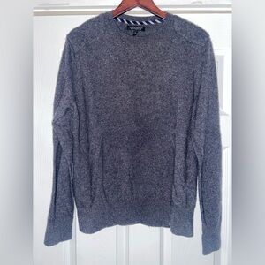 Banana Republic Charcoal Sweater with Shoulder Pads